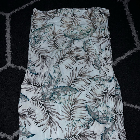 J. Jill Palm Print Pull On Wide Leg Crop Pants Size XL Tall - Picture 3 of 7